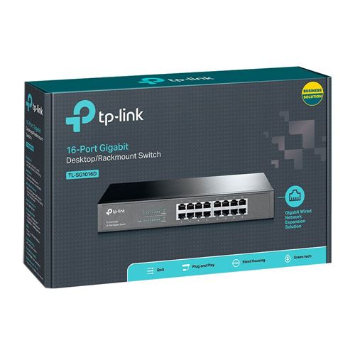 TP-LINK TL-SG1016D 16-Port Gigabit Desktop/Rackmount Switch — vista 3