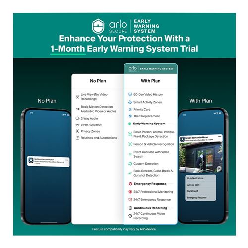 Arlo Essential v3 XL Security Camera - White (3-Pack) — vista 3