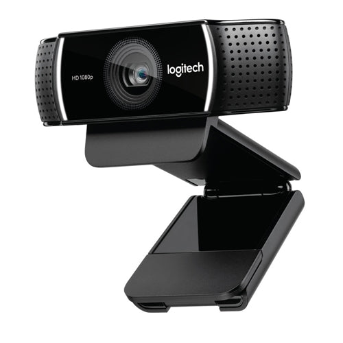 Logitech C922 Pro HD Stream Webcam
Full HD Glass lens, 1080p/30fps, 720p/60fps — vista 3