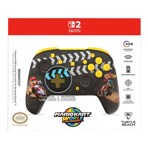 Turtle Beach Rematch Nintendo Switch 2 Wireless Controller - Mario Kart World — vista 3