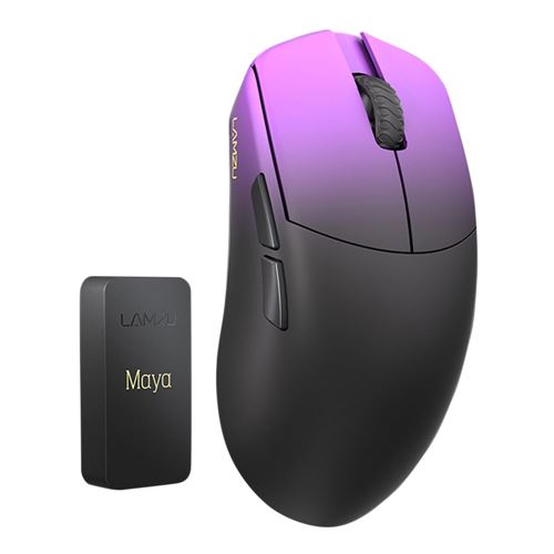 Lamzu Maya Champion Edition Wireless Gaming Mouse - Purple Shadow — vista 3