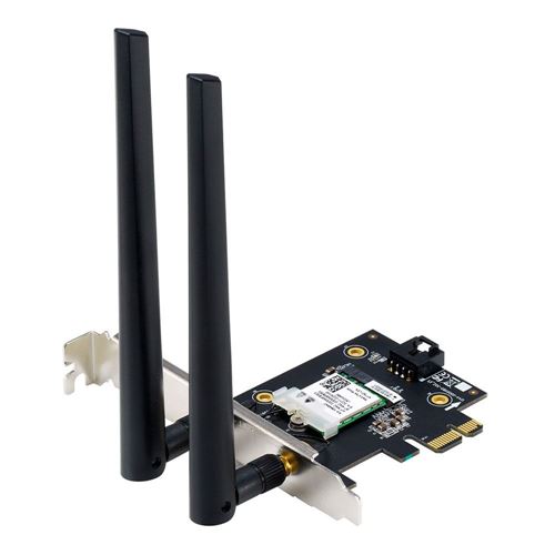 ASUS AX1800 PCIe WiFi Adapter (PCE-AX1800)
WiFi 6, Bluetooth 5.2 — vista 3