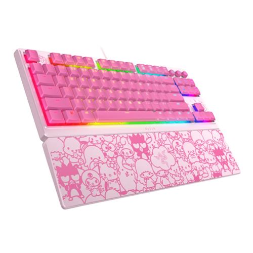 Razer Ornata V3 Low-profile Mecha-membrane Wired Gaming Keyboard - Hello Kitty and Friends — vista 3