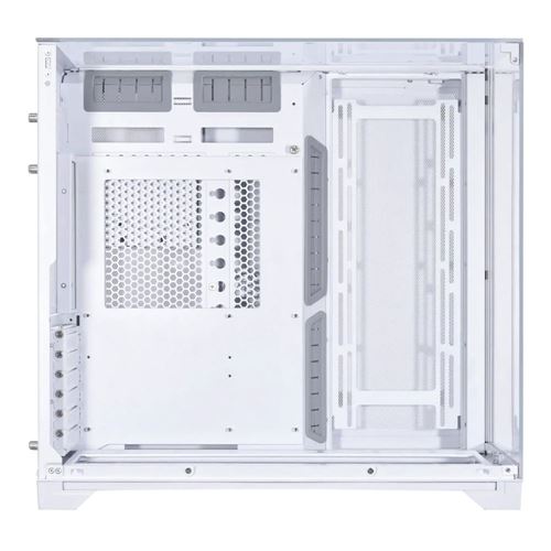 Lian Li O11 Vision-M Tempered Glass microATX Mini Tower Computer Case - White — vista 3
