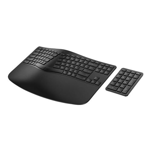 HP 960 Split-Zone Ergonomic Wireless Keyboard with Keypad — vista 3