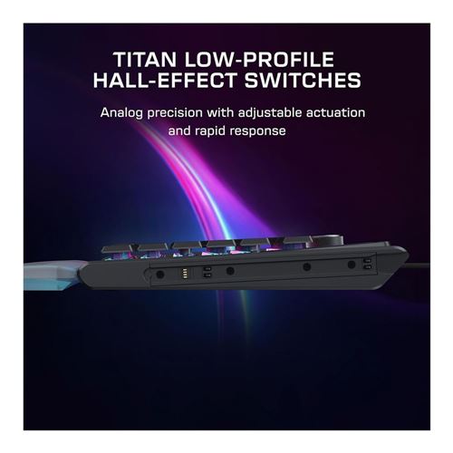 Turtle Beach Command Series KB7 TKL Wired Hall-Effect Keyboard - Black — vista 3