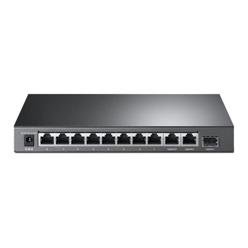 TP-LINK TL-SL1311MP - 8 Port 10/100Mbps Fast Ethernet PoE Switch 8 PoE+ Ports — vista 3