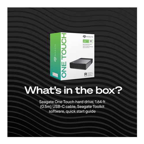 Seagate 24TB One Touch Desktop HDD — vista 3