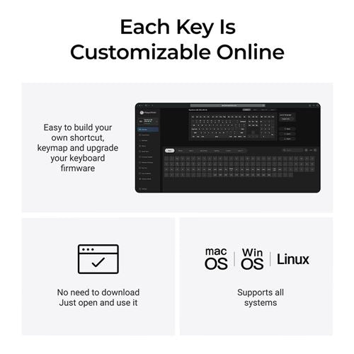 Keychron Q6 Ultra RGB Knob Version 8K Wireless Mechanical Keyboard - Black — vista 3