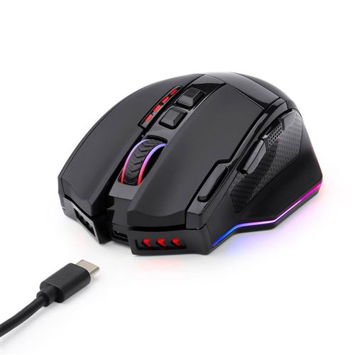 Redragon MCM801P Sniper Pro RGB Wired/ Wireless Gaming Mouse - Black — vista 3