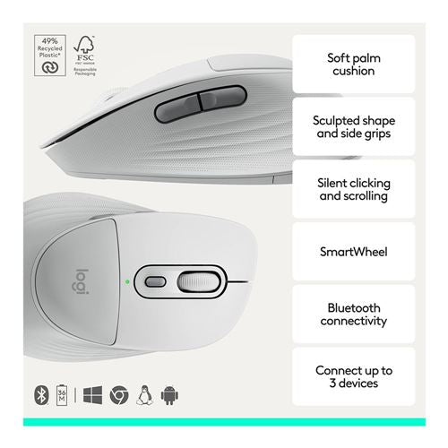 Logitech MK880 COMFORT PLUS CMB OW — vista 3