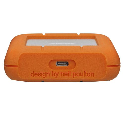 LaCie Rugged USB-C 4TB External Hard Drive — vista 3