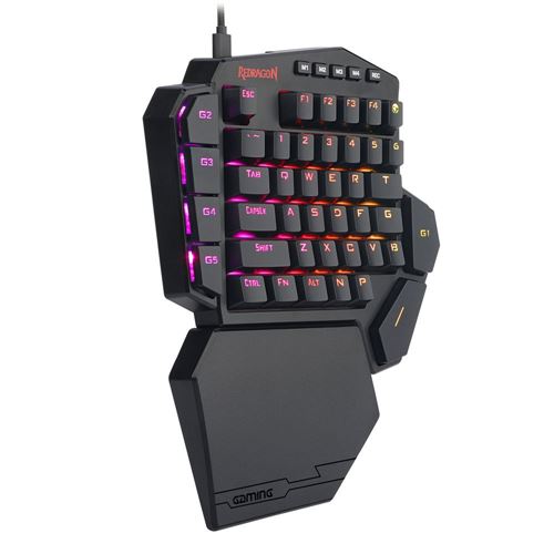 Redragon MCK585 DITI RGB Mechanical Gaming Keyboard - OUTEMU Blue — vista 3