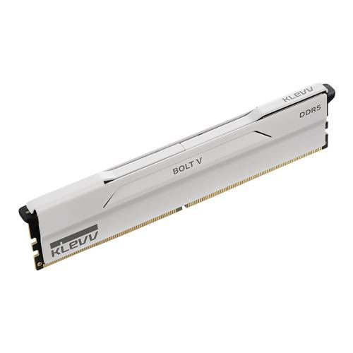 KLEVV BOLT V 32GB (2 x 16GB) DDR5-6000 PC5-48000 CL28 Dual Channel Desktop Memory Kit 5AGUA80-60B280I - Pure White — vista la