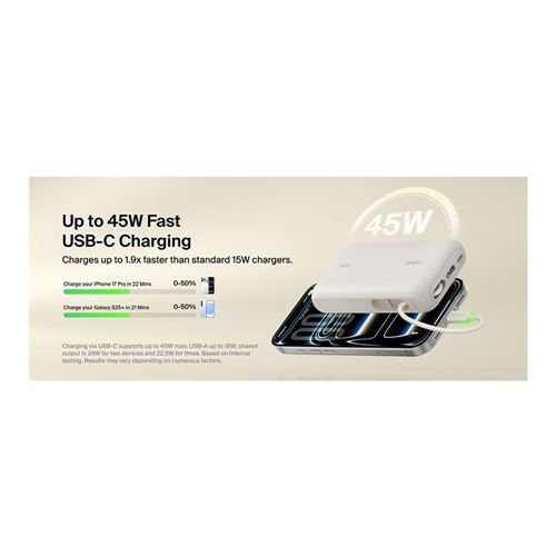 Belkin 10K 45W PD LANYARD SAND — vista 3