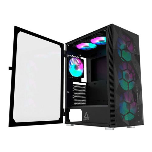 Montech X3 Mesh Tempered Glass ATX Mid-Tower Computer Case - Black — vista 3