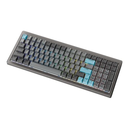 Ducky Cushion 98 Wireless Gaming Keyboard - Nickel — vista 3