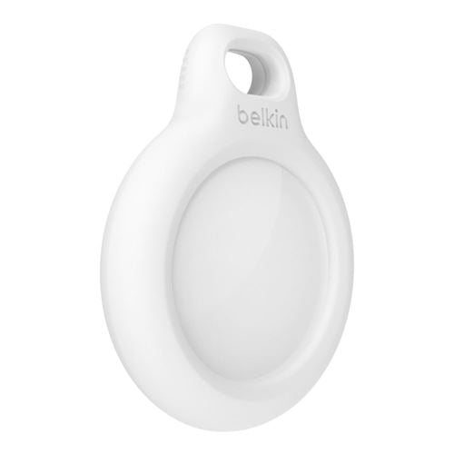 Belkin Secure Holder with Key Ring for AirTag - White — vista 3