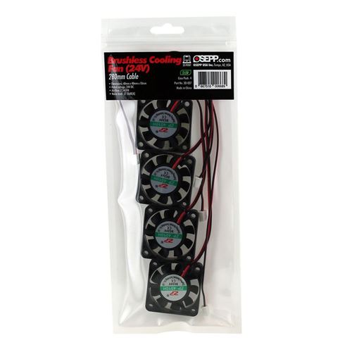 Leo Sales Ltd. 3D Printer Brushless Cooling Fan - 24V (4 pieces) — vista 3