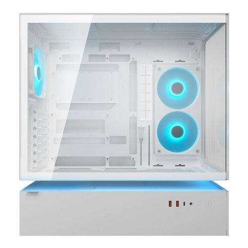 Cougar CFV235 Tempered Glass ATX Mid-Tower Computer Case - White — vista 3