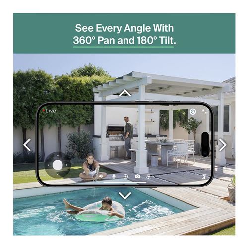 Arlo Essential PT Security Camera - White (2 Pack) — vista 3