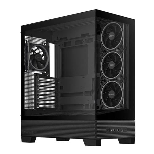 ASUS A31 PLUS Tempered Glass ATX Mid-Tower Computer Case - Black — vista 3