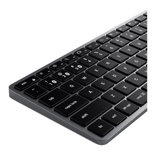 Satechi Slim X1 Bluetooth Backlit Keyboard - Space Gray — vista 3