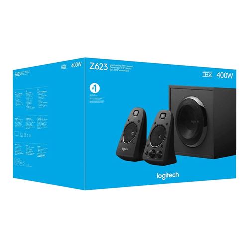 Logitech Z623 2.1 Channel Computer Speakers - Black — vista 3