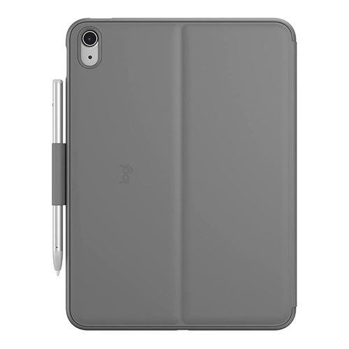 Logitech Slim Folio for iPad 10.9-inch (10th generation) - Oxford Grey — vista 3