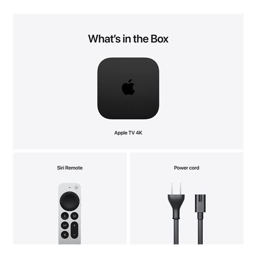 Apple TV 4K (3rd generation) Wi-Fi (Black) - 64GB — vista 3