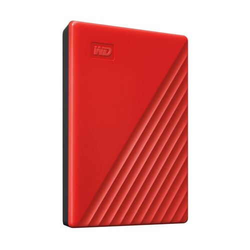 WD My Passport 2TB USB 3.2 (Gen 1 Type-A) 2.5" Portable External Hard Drive - Red — vista 3