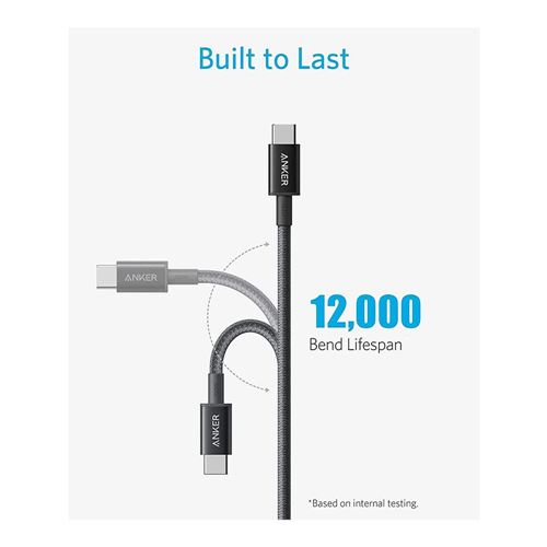 Anker NYLON USBC-C 100W 10FT — vista 3
