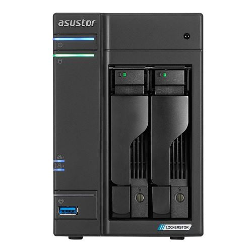 Asustor Lockerstor 2 Gen2 AS6702T v2 2-Bay Diskless NAS — vista 3