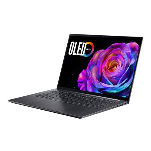 Acer Swift X 14 OLED 14.5" Laptop Computer - Titanium Gray
Intel Core Ultra 7 255H 1.5GHz — vista 3