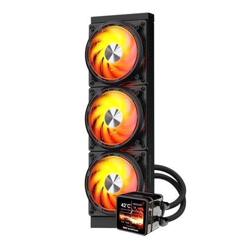 darkFlash EXPLORE DE360 360mm All in One Liquid CPU Cooling Kit - Black — vista 3