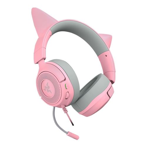 Razer Kraken Kitty V3 X Wired Gaming Headset - Quartz — vista 3