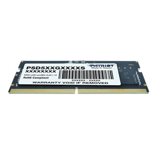 Patriot 32GB DDR5-5600 PC5-44800 CL46 Single Channel Laptop Memory Module PSD532G56002S - Black — kit completo de memoria RAM