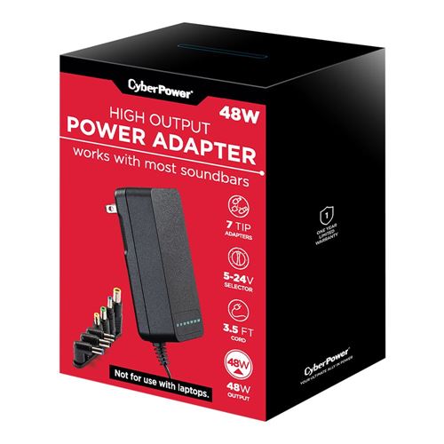 CyberPower Systems CPUAC3000 Universal Power Adapter — vista 4