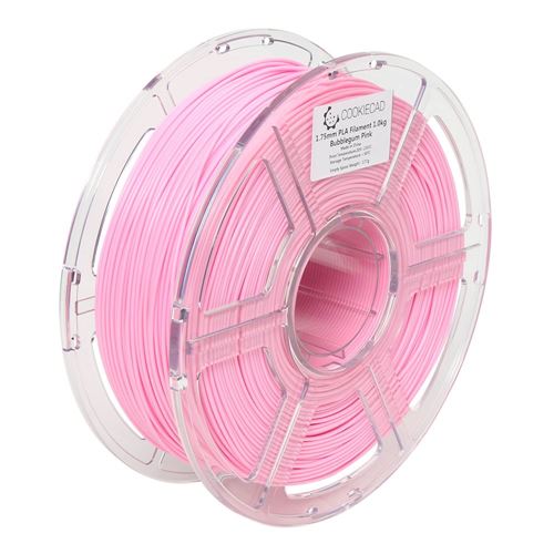 Cookiecad 1.75mm PLA 3D Printer Filament 1.0 kg (2.2 lbs.) Spool - Bubblegum
Dimensional — vista 4
