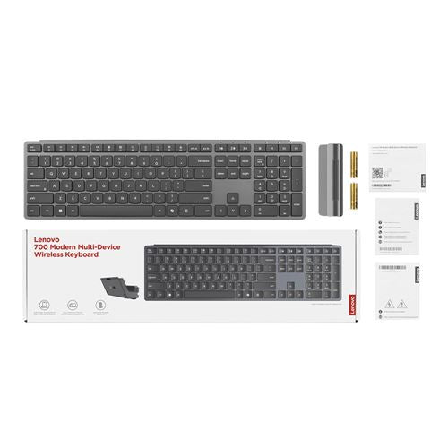 Lenovo 700 Modern Wireless Keyboard - Luna Gray — vista 4