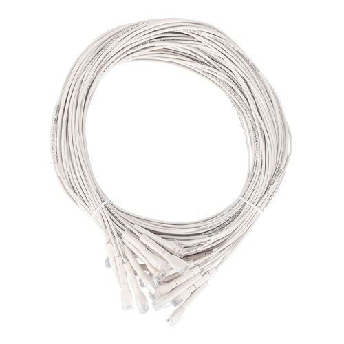 Intellinet Cat6 U/UTP FlexiBoot Slim Network Ethernet Cable 5ft. 10-Pack- White — vista 4