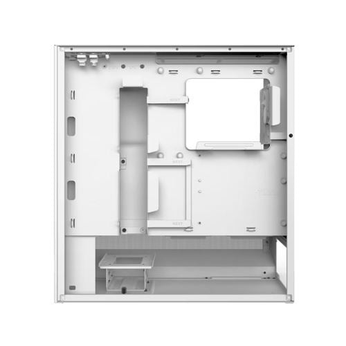 NZXT H5 Flow RGB (2024) Tempered Glass ATX Mid-Tower Computer Case - White — vista 4