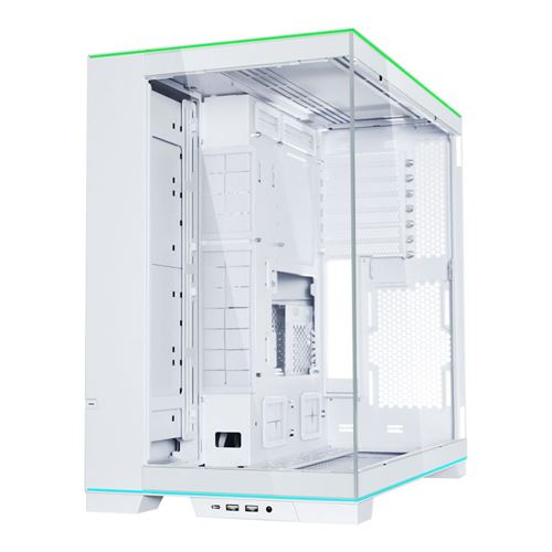 Lian Li O11D EVO RGB Tempered Glass ATX Mid-Tower Computer Case - White — vista 4
