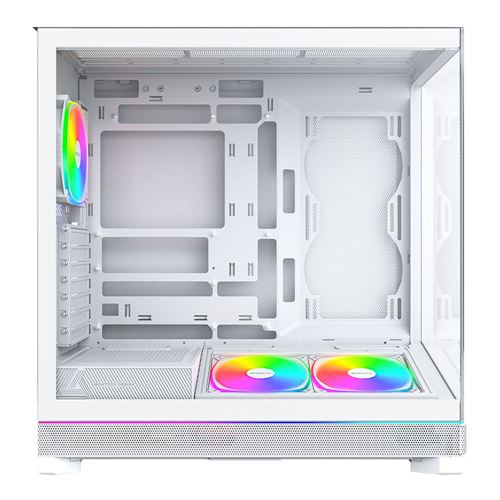 Montech SKY 3 RGB Tempered Glass ATX Mid-Tower Computer Case - White — vista 4