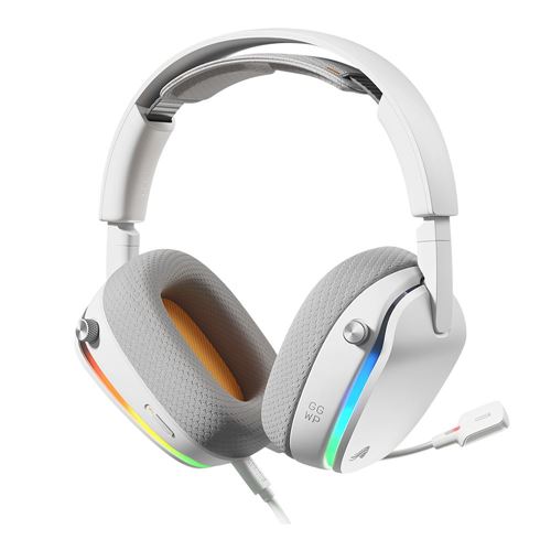 Glorious GHS Eternal RGB Wired Gaming Headset - White — vista 4