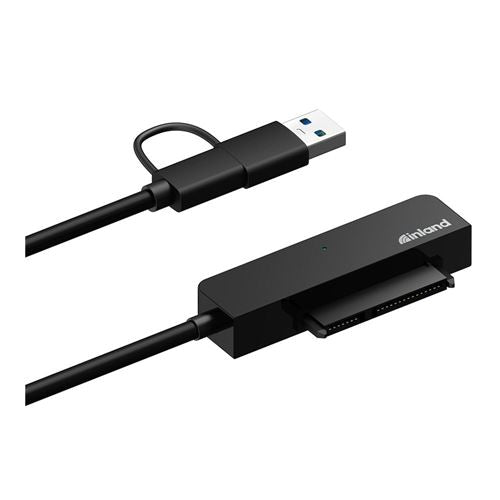 Inland 2-in-1 USB 3.2 Gen 1 Type-A/C to SATA Hard Drive Adapter — vista 4