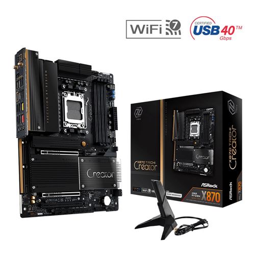 ASRock X870 Taichi Creator AMD AM5 ATX Motherboard — vista 4