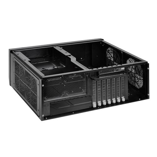 SilverStone GD09 Home Theater PC ATX Mini-Tower Computer Case - Black — vista 4