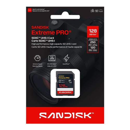 Sandisk 128GB Extreme PRO SDXC Class 10 USH-I V30 Flash Memory Card — vista 4