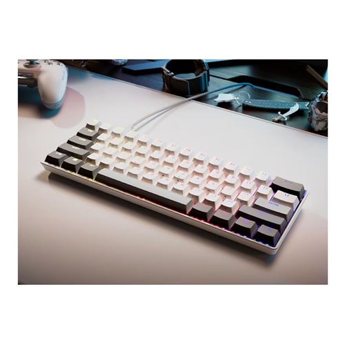 Corsair Clipper Pro Mini 60 HE Gaming Keyboard - White — vista 4